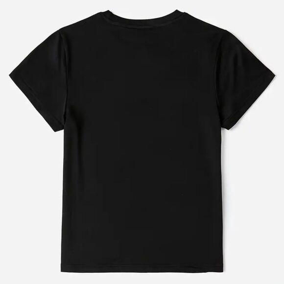 Adorable "BOO" Black with Pink Graphics Halloween T-Shirt Sz 14 - Picture 2 of 4